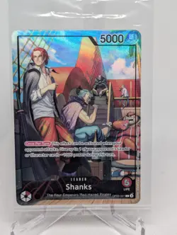 Shanks (2025 PSA Magazine Promo) OP09-001 One Piece Promo Foil *Sealed* - Image 1