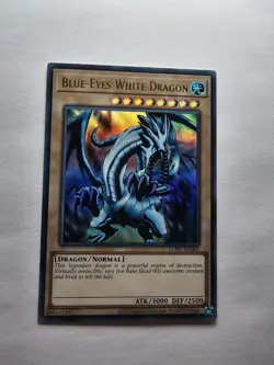 Yugioh Blue-Eyes White Dragon (Version 1) LCKC-EN001 1st Edition Ultra Rare NM - Image 1