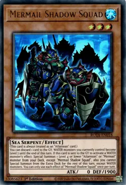 Yugioh Mermail Shadow Squad ROTA-EN018 Ultra Rare 1st Edition NM - Image 1