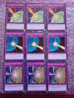 Yugioh Storming/Drowning/Quaking Mirror Force 1st Edition Common LEDD NM Playset - Image 1