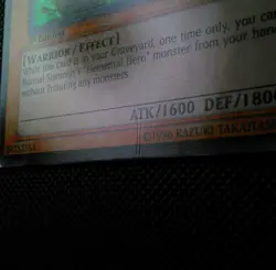 Elemental Hero Necroshade YSDJ-EN000 1st Edition Ultra Rare YuGiOh - Image 2