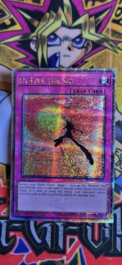 YUGIOH Hi-Five The Sky RA04-EN239 Quarter Century Secret Rare 1ST ED - Image 1