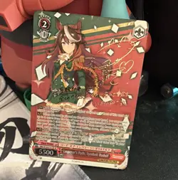 Weiss Schwarz UMAMUSUME Emperor's Path Symboli Rudolf SP Foil Signed 5500 - Image 1