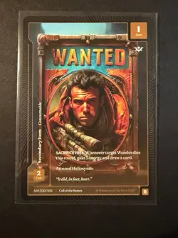 Wonders Of The First WANTED Attuned Heliosynth A19-220/402 Call Of The Stones NM - Image 1