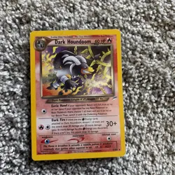 Pokemon Dark Houndoom Neo Destiny 7/105 Holo Rare 60 HP Fire Blast English - Image 1