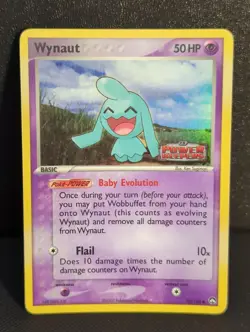 Pokemon TCG Wynaut EX Power Keepers 70/108 Reverse Holo English 50HP 2007 - Image 1