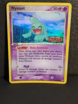 Pokemon TCG Wynaut EX Power Keepers 70/108 Reverse Holo English 50HP 2007 - Image 2