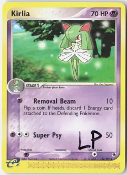 Kirlia 34/109 Uncommon Ruby & Sapphire Pokemon Lightly Played - Image 1