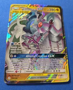 Pokemon TCG Arceus & Dialga & Palkia GX Tag Team 156/236 Cosmic Eclipse - MP - Image 2
