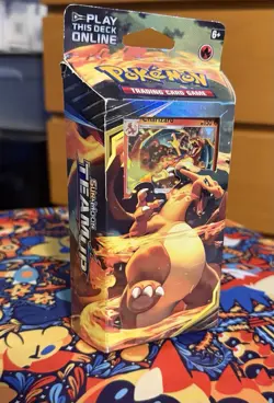 Pokemon TCG Sun & Moon Team Up Relentless Flame Charizard Theme Deck Sealed - Image 2