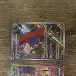 Pokemon Alolan Exeggutor EX 242/191 & Braviary 214/191 Sv08: Surging Sparks SIR - Image 4