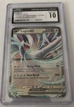 Pokemon TCG Lugia EX 017/034 Venusaur and Lugia Ex Deck CGC 10 - Image 1