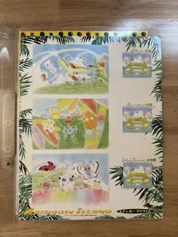 Pokemon Japanese Southern Islands Rainbow Island Binder Folder Only - Image 3