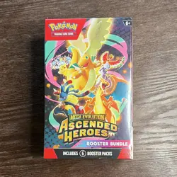 Pokemon TCG Mega Evolution Ascended Heroes Booster Bundle 6 Packs English 2025 - Image 1