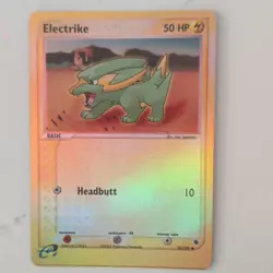 Pokemon Company Pokemon TCG Ruby & Sapphire Electrike 52/109 Reverse Holo EN - Image 1