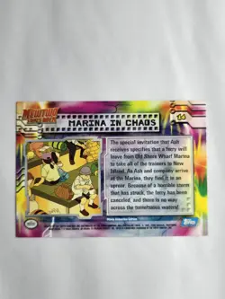 Mewtwo Strikes Back Marina In Chaos Rainbow Foil Topps Nintendo Pokemon Card #14 - Image 2