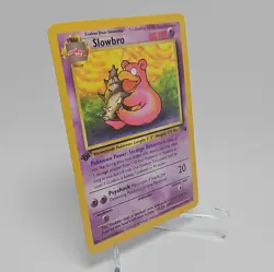 Pokemon TCG Slowbro Fossil 1st Edition Regular Uncommon 60 HP 43/62 English - Image 2