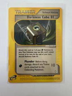 Pokemon 2003 Aquapolis Darkness Cube #119/147 - Image 1