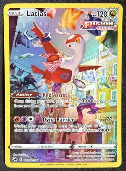 2023 Pokemon Sword & Shield Crown Zenith Latias #GG20/GG70 Galarian Gallery - Image 1