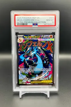 Pokemon Mega Charizard X EX UPC Mega Evolution Promo #023 PSA 10 QTY Available - Image 2