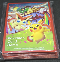 Tohoku's Pikachu Victini Jirachi Sealed New 64 Sleeves Pokemon Center Japanese - Image 1