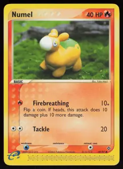 E-Reader Numel - 69/97 Dragon Yuka Morii Clay Art Pokemon TCG Card - Image 1