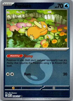 Psyduck (Energy Symbol Pattern) 039/217 Ascended Heroes Pokemon Reverse Holo NM - Image 1