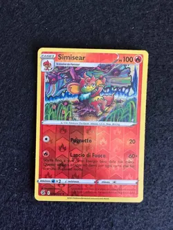 SIMISEAR 039/264 REVERSE HOLO COLPO FUSIONE SPADA E SCUDO CARTA POKEMON ITA - Image 1