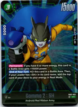 Dragon Ball Card Game Fusion World Wish For Shenron Gamma 2 : SH FB07-052 SR - Image 1