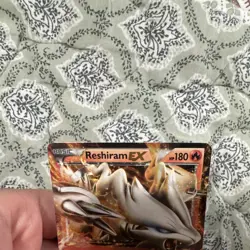 Pokemon Reshiram EX BW36 Promo Holo Basic Card Black & White 180HP 2012 English - Image 3