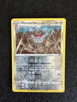 PERRSERKER 181/264 REVERSE HOLO COLPO FUSIONE SPADA E SCUDO CARTA POKEMON ITA - Image 1
