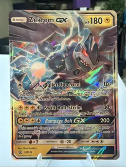 Zekrom GX SM138 SM Promo Holo 180 HP Basic Pokemon TCG Card English - Image 1