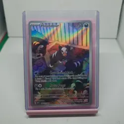 Houndour - 204/197 - Illustration Rare Obsidian Flames - Pokemon Card - NM/Mint - Image 1