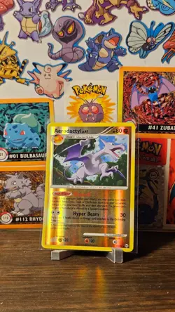 Pokemon Card - Aerodactyl Arceus 13/99 Reverse Holo Rare - Moderately Played - Image 1