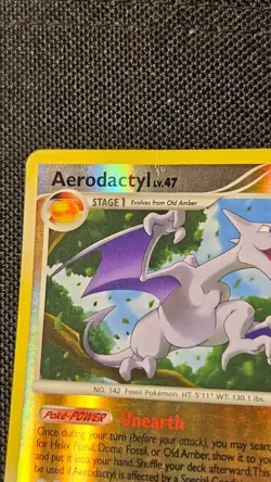 Pokemon Card - Aerodactyl Arceus 13/99 Reverse Holo Rare - Moderately Played - Image 3