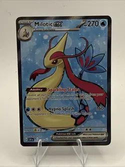 Pokemon TCG Milotic EX Ultra Rare Holo Card 217/191 Sv08: Surging Sparks Mint - Image 1