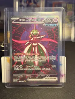 Pokemon Card Iron Valiant ex 157/131 Prismatic Evolutions SIR Near Mint - Image 1