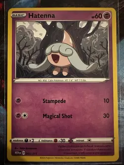 Hatenna Hattrem Hatterene Pokemon Evolution Lot 6 Cards Reverse Holo - Image 4