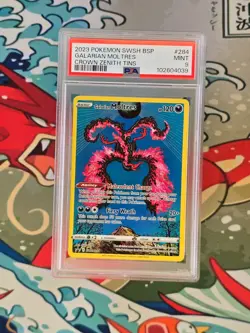 Galarian Moltres SWSH284 SWSH: Sword & Shield Promo Cards Holo PSA 9 - Image 1