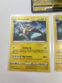 3 Card Lot Dracozolt V 058/203 69/189 Pokemon TCG Ultra Rare - Image 4