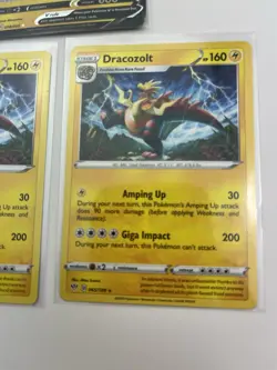 3 Card Lot Dracozolt V 058/203 69/189 Pokemon TCG Ultra Rare - Image 5
