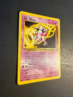 1999 Pokemon Jungle Set Mr. Mime 22 /64 WIZARDS Nintendo base card Ken Sugimori - Image 2