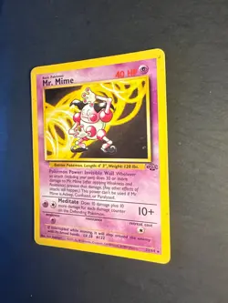 1999 Pokemon Jungle Set Mr. Mime 22 /64 WIZARDS Nintendo base card Ken Sugimori - Image 3