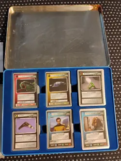 Star Trek Next Generation Customizable Card Game CCG Limited Ed Collector’s Tin - Image 2
