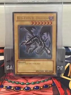 Red Eyes Black Dragon SDJ-001 1st Edition Ultra Rare English YUGIOH Card #1324 - Image 1