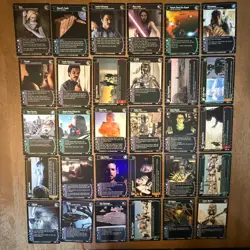 Star Wars TCG WOTC Rogues and Scoundrels Lot of 30 Cards NM/M Boba Fett Lando - Image 1