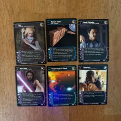 Star Wars TCG WOTC Rogues and Scoundrels Lot of 30 Cards NM/M Boba Fett Lando - Image 2