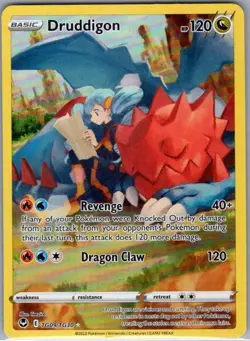 Druddigon TG09/TG30 SWSH12: Silver Tempest Trainer Gallery - Pokemon Card - NM - Image 1
