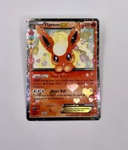 Pokemon TCG English Card Generations Radiant Collection Flareon EX FC6/RC32 - Image 1