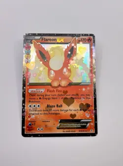 Pokemon TCG English Card Generations Radiant Collection Flareon EX FC6/RC32 - Image 2